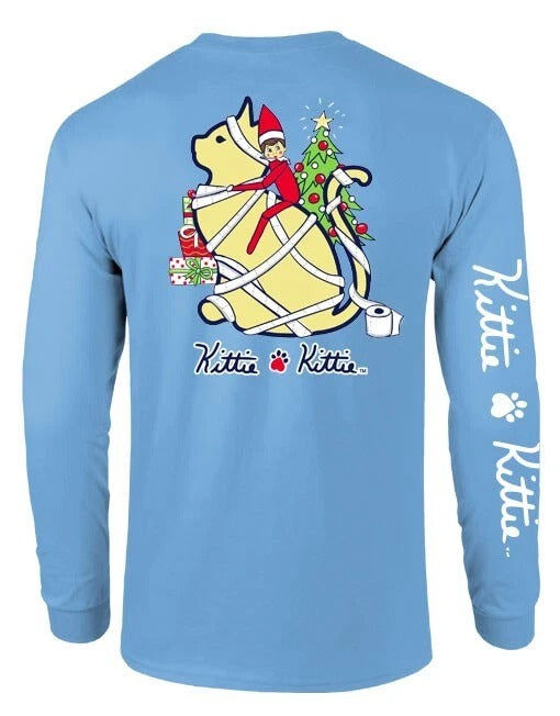 NEW ELF on The Shelf Kittie KITTIE LONG SLEEVE T SHIRT Puppie Love
