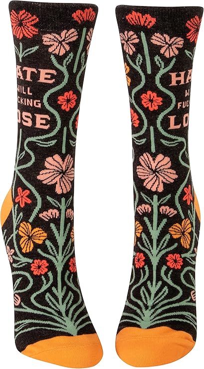 Blue Q socks, Hate Will Fucking Lose, Women's