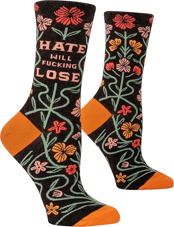 Blue Q socks, Hate Will Fucking Lose, Women's