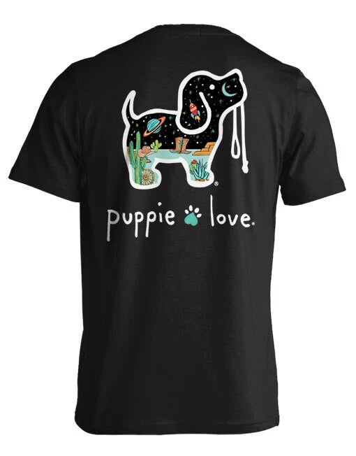 New PUPPIE LOVE SPACE COWBOY T SHIRT