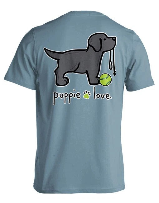 New PUPPIE LOVE - BLACK LAB PUP T SHIRT