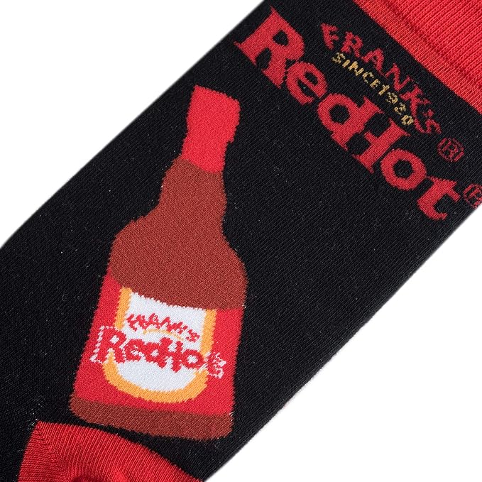 Cool Socks Novelty Crew Dress Sock, Food, Condiments & Sauces, Fun Crazy