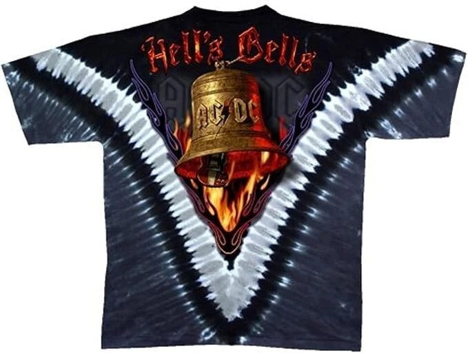 AC/DC Hell's Bells V Short Sleeve T-shirt Size Large0