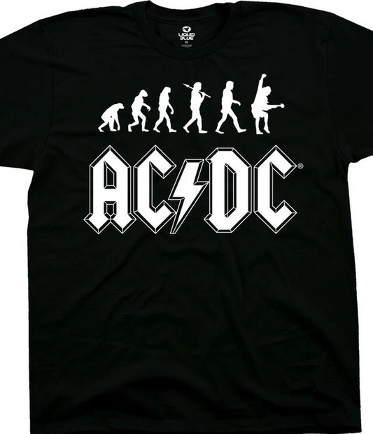 AC/DC Rock Evolution Black T-Shirt