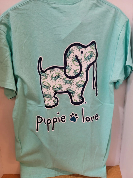 New PUPPIE LOVE CRAB T SHIRT