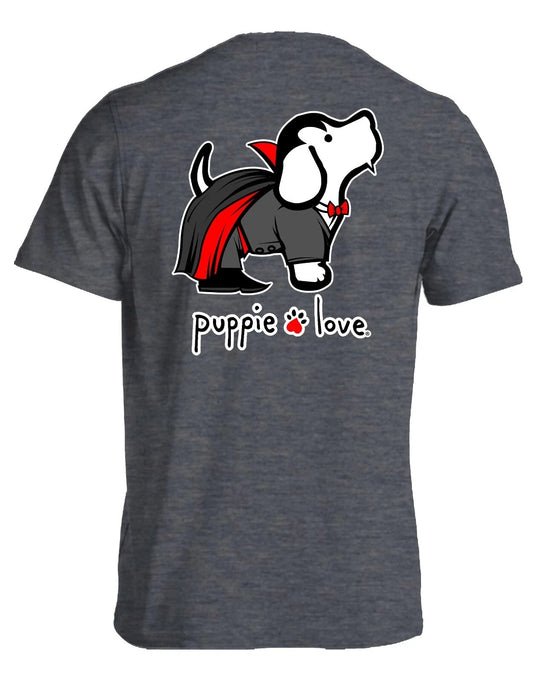 New PUPPIE LOVE DRACULA HALLOWEEN  Pup T SHIRT