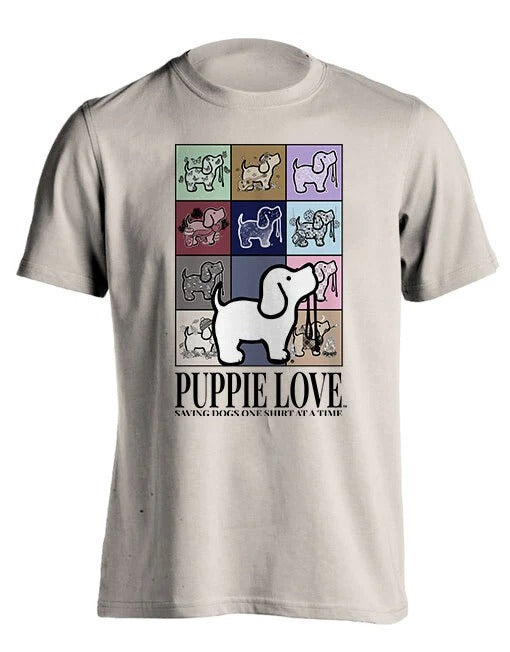 New PUPPIE LOVE ERAS PUP  T SHIRT PUP