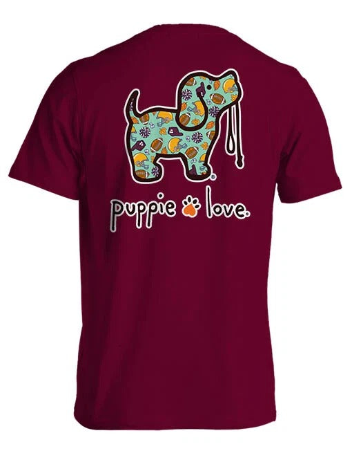 NEW- PUPPIE LOVE FALL FOOTBALL PUP