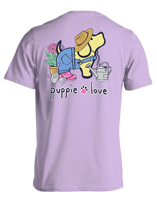 NEW PUPPIE LOVE GARDEN PUP T- SHIRT