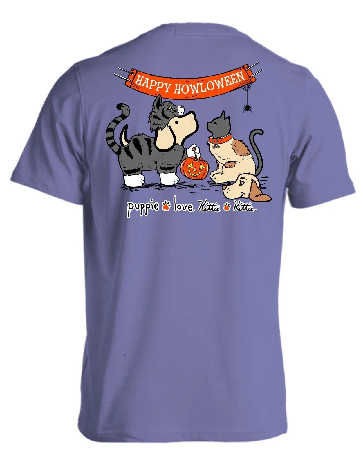 New PUPPIE LOVE  KITTIE KITTIE - HALLOWEEN COSTUME HALLOWEEN Pup T SHIRT