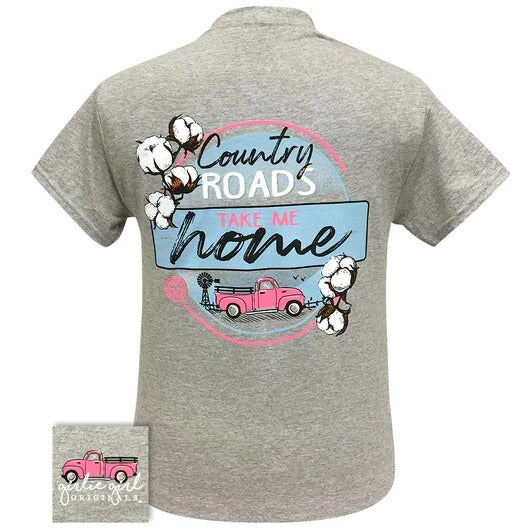 New GIRLIE GIRL T SHIRT COUNTRY ROADS
