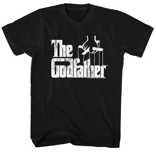 New   Godfather Distressed LOGO Don Corleone T SHIRT