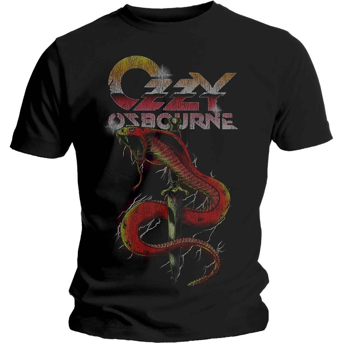 New OZZY OSBORNE Vintage SNAKE T Shirt
