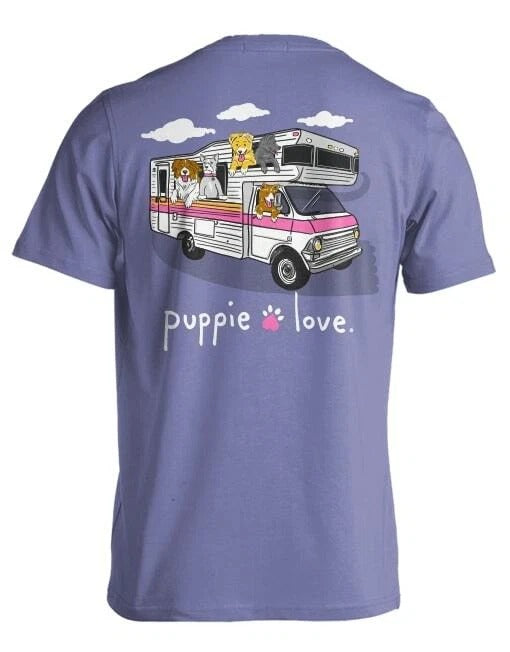 New PUPPIE LOVE RV  Pup  T SHIRT