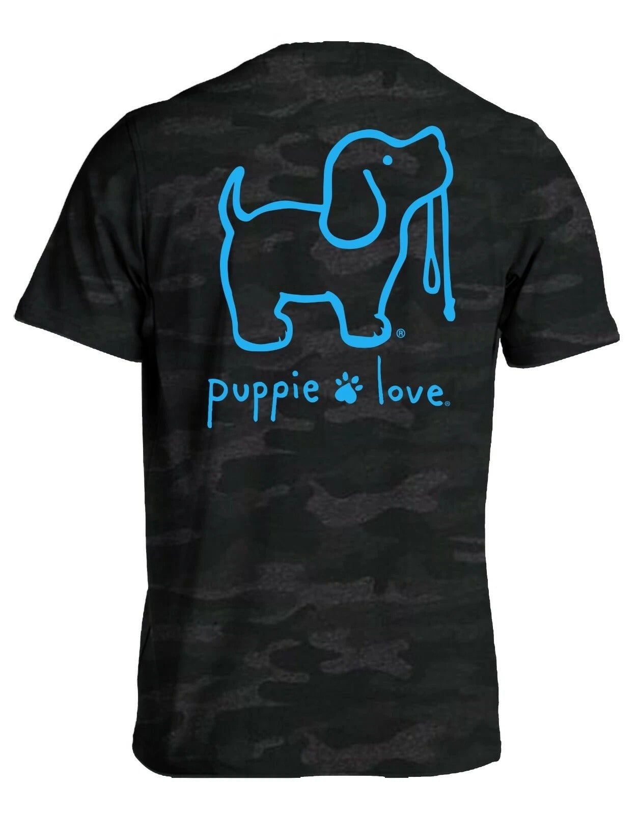 New PUPPIE LOVE Storm Camo T SHIRT