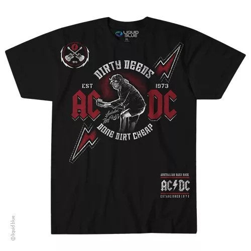 AC/DC Dirty Deeds Australian Hard Rock, Size XL