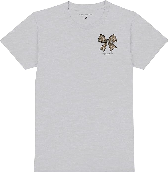 Simply Southern Camo Bow Short Sleeve