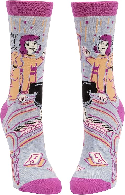 Blue Q women's socks, Size 5-10, "My Dog is Cool as Fuck"