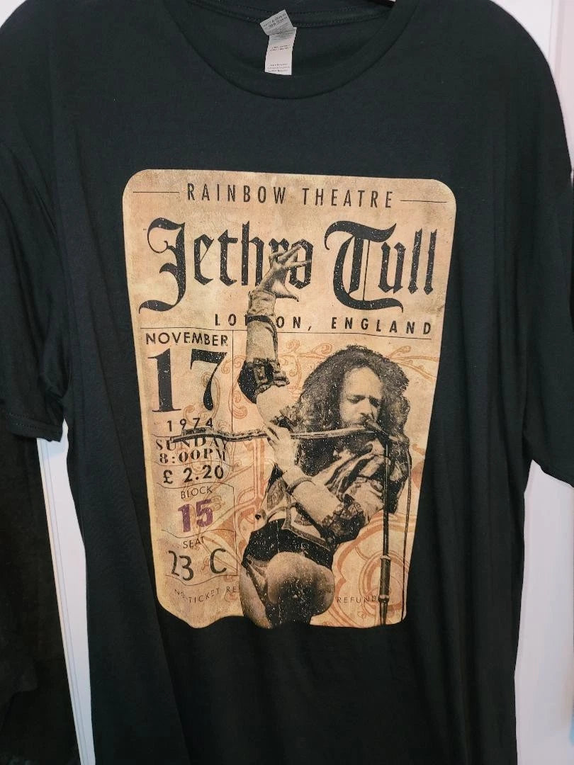 New JETHRO TULL  Rainbow Theatre  London T-SHIRT - BRAND NEW & LICENSED MUSIC