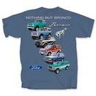 NEW Nothing but BRONCO Joe Blow T-SHIRT Indigo Blue