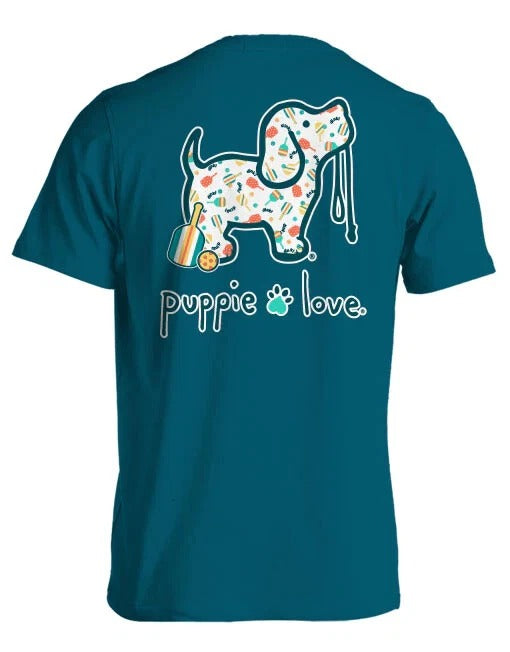 NEW- PUPPIE LOVE PICKLEBALL PATTERN PUP