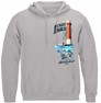 On The Rocks Striped Bass Sea Bass Black Fish Fishing 8oz 50/50 Hood Charcoal Gray Hooded Sweat Shirt