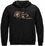 American's Pipe Fitter Blue Collar Worker 8oz 50/50 Black Hooded Sweat Shirt