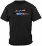 Patriotic Malin Fishing 100% Cotton Black T-Shirt