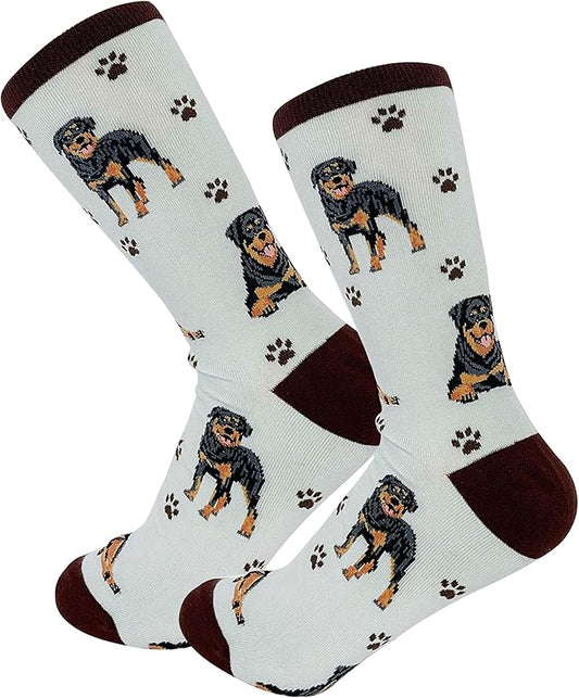 Happy Tails Rottweiler Socks Pet Lovers One Size Fit Most
