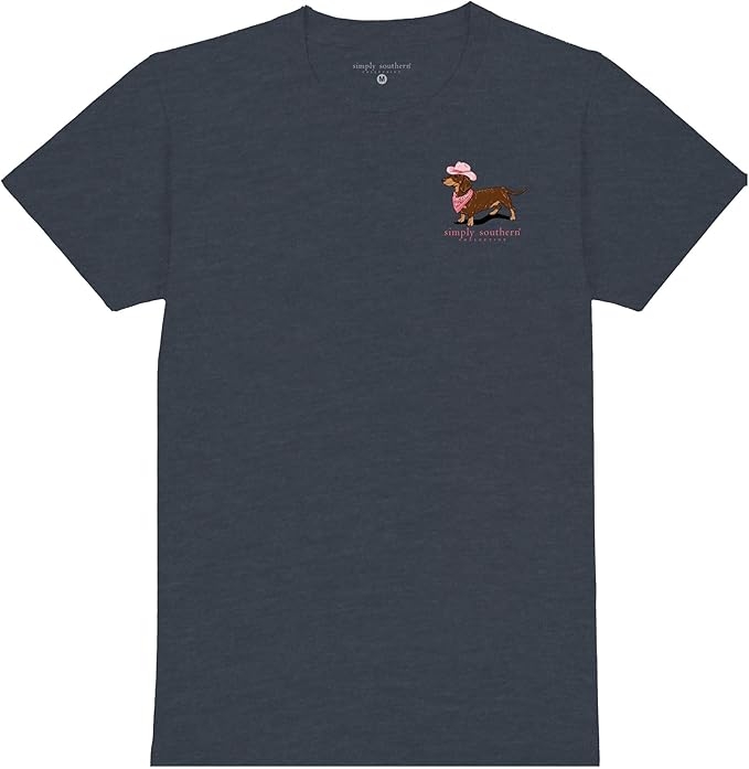 Simply Southern If You See Someone Without A Smile Give Them One of Your - Dachshund - Adult T-Shirt