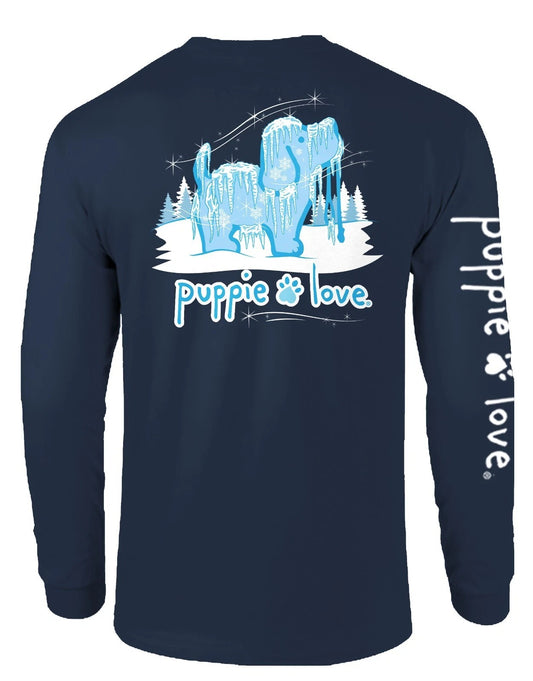 New PUPPIE LOVE SNOW Icicles PUP LONG SLEEVE