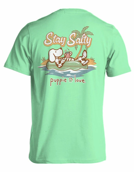 New PUPPIE LOVE Stay SALTY PUP T-SHIRT