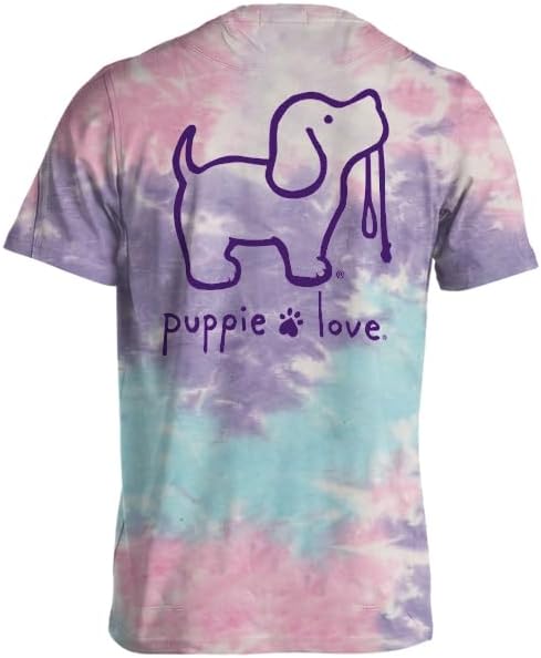 New PUPPIE LOVE  TIE DYE  #2 T SHIRT